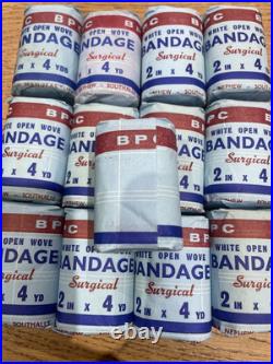BPC First Aid BANDAGE WOW Medical J&J Vintage prop bundle x 13 Surgical NEW