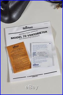BRAND NEW Vintage Bausch & Lomb Reichert Vertometer Lensometer Model 70 21-65-70