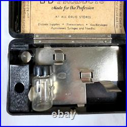 B-D Syringe outfit vintage 67E bakelite case medical in original box J
