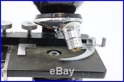 Bausch & Lomb Vintage Binocular Microscope with WD9935 10X Objective Lens