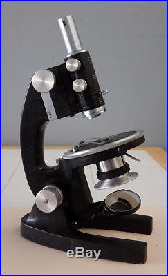 Bausch & Lomb Vintage Li-2 Petrographic Polarizing Microscope Stand For Parts