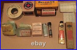 Boy Scouts of America First Aid Kit, Johnson & Johnson 1940 Rare Antique Set