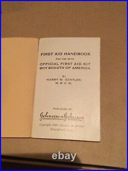 Boy Scouts of America First Aid Kit, Johnson & Johnson 1940 Rare Antique Set