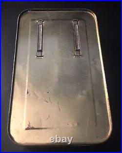 Boy Scouts of America First Aid Kit Metal Tin Box with Belt Hooks Vintage