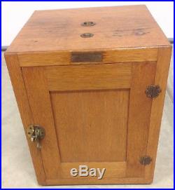 CS & E Co. Vintage Incubator Oak Antique Medical