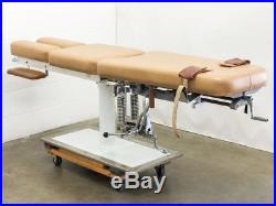 Chiropractic Flex Table VINTAGE 1984 83 Long with Hand-Crank Mechanisms