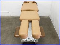 Chiropractic Flex Table VINTAGE 1984 83 Long with Hand-Crank Mechanisms