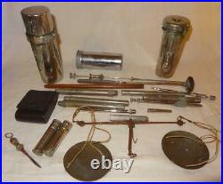 Collection Antique Doctor Metal Medical Equipment by Fannin of Dublin, Maw etc