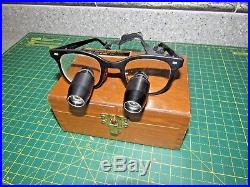 Custom Made Designs for Vision Surgical Telescopes With Wooden Box Vintage