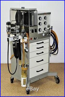 DRAGER NS 656 Spiromat (Narkosespiromat) Anesthesia Machine With Trolley Vintage