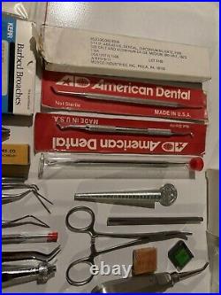 Dental/Medical Instruments Ect Large Lot Vintage