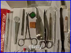 Dental/Medical Instruments Ect Large Lot Vintage