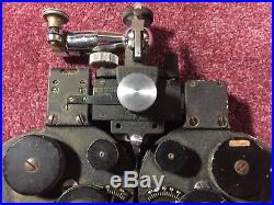 Early 1930s Vtg B&L Bausch & Lomb Greens Refractor Phoropter Eye Exam Tools