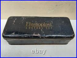 Elastoplast Doctors Set Vintage Medical Tin with Contents 1950s