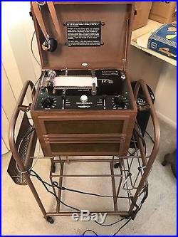 Endocardiograph Vintage 1930s With Stethoscope and Microphone And Stand