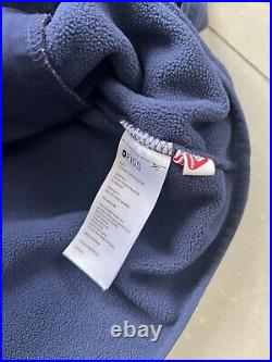 FIGS On Shift Navy Blue Fleece Full Zip Up Sweater Logo Jacket Womens Sz XXL