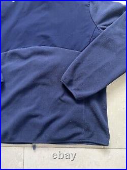 FIGS On Shift Navy Blue Fleece Full Zip Up Sweater Logo Jacket Womens Sz XXL