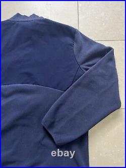 FIGS On Shift Navy Blue Fleece Full Zip Up Sweater Logo Jacket Womens Sz XXL