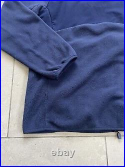 FIGS On Shift Navy Blue Fleece Full Zip Up Sweater Logo Jacket Womens Sz XXL