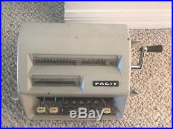 Facit Nk 2324612 Cl 13 Vintage Original Mechanical Sweden Calculator