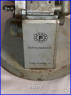 Fisher Scientific REFRACTOMETER Vintage Medical lab equipment Powers on Works