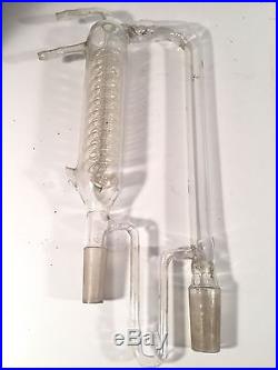 Glass Evaporator Condenser Coil Vintage Double Tube Made In USA