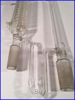 Glass Evaporator Condenser Coil Vintage Double Tube Made In USA