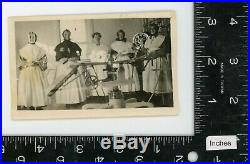 Grey Nun Catholic medical equipment antique vintage snapshot religious photo