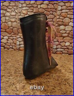 HTF Antique RETRO Leather Boot Foot ANKLE Brace Polio Steampunk CAST SUPPORT COS