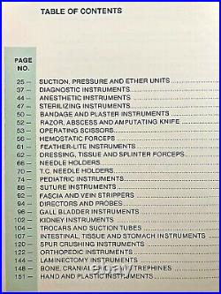 J. SKLAR Vintage Surgical Instruments, Medical Equipment Catalog, 1973, Surgery