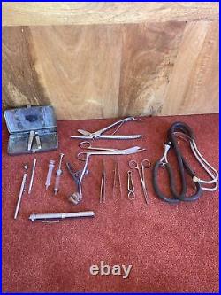 Job Lot Vintage Medical Scientific Equipment Instruments Doctor Nurse Dentist