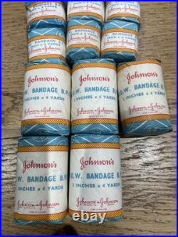 Johnson & Johnson First Aid BANDAGE WOW Medical J&J Vintage prop bundle x 17