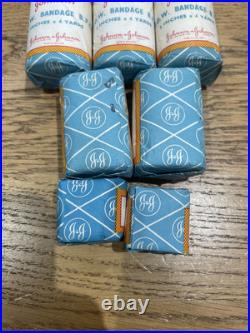 Johnson & Johnson First Aid BANDAGE WOW Medical J&J Vintage prop bundle x 17