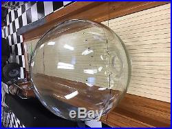 Kontes Huge Heavy Vintage Round Glass Lab Reactor Chamber Rare Unusual Fish Bowl