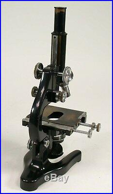 LEITZ Leica Mikroskop microscope antik antique wooden Box Holzkasten vintage /18