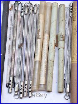 LOT OF 36 Vintage lot of scientific thermometers TAYLOR CROYDON
