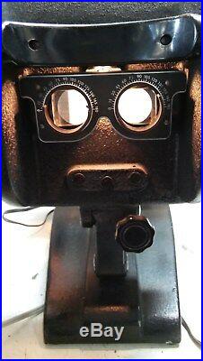 LOT of Two Vintage View Ophthalmic Telebinocular and Light Veiwer / Tester
