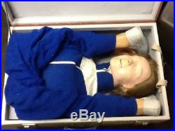Laerdal Resusci Andy Full Body CPR Mannequin ORIGINAL Case +. Dummy VINTAGE