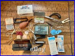 Large Lot Of Vintage Medical Equipment Including Scalpel Case