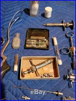 Large Lot Vintage Medical Doctor Instruments Equipment