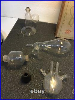 Large Lot of Antique Medical Equipment Droppers, Glass, ITALY