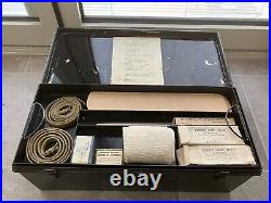Large Vintage H M Office Of Works First Aid Trunk + Contents 1939 Ww2 George VI