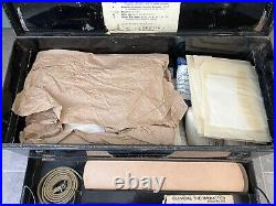 Large Vintage H M Office Of Works First Aid Trunk + Contents 1939 Ww2george VI