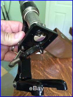 Leitz Minor Folding Travel Antique Vintage Microscope 1922