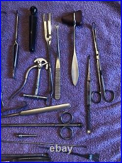 Lot 35+ Vtg Medical-Surgical Instruments Equipment 1920-40 Era! Stainless Steel