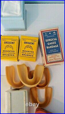 Lot Of Vintage Dental Dentist Medical Equipment Supplies & Advertising