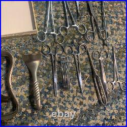 Lot Vtg medical surgical tools Equipment Kinky doctor gynecology proctology Odd