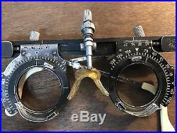 Lot of 2 Vintage Trial Lens Frames, Ophthalmology, Steampunk used, Ortho-Poise