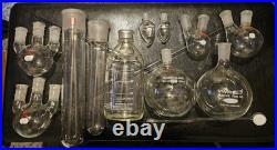 Lot of Chemistry Laboratory Glassware Science Lab Glass Equipment