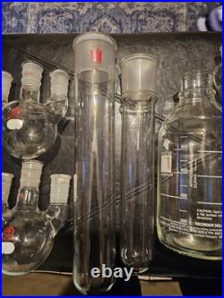 Lot of Chemistry Laboratory Glassware Science Lab Glass Equipment